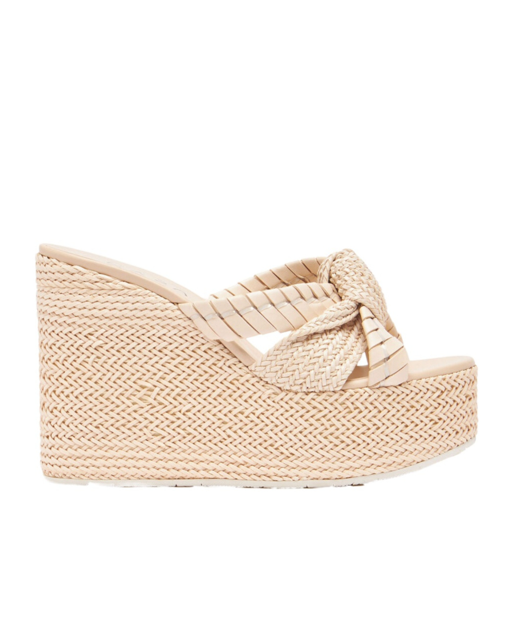 Casadei Formentera 130mm Mules In Nude