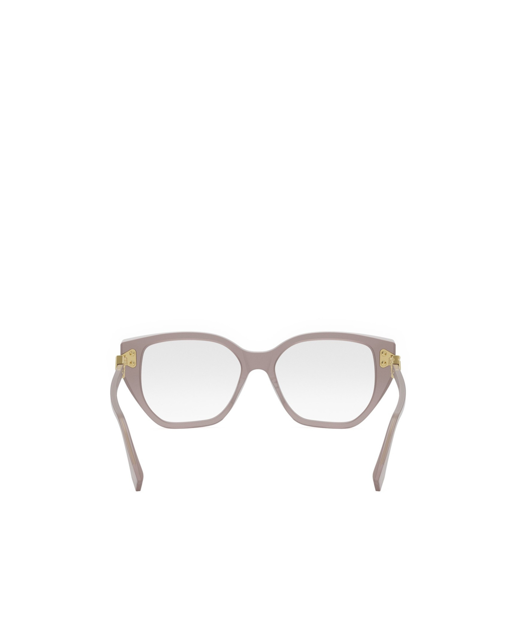 Fendi Fe50100i Ff Diamonds 072 Rosa Chiaro Glasses In Neutral