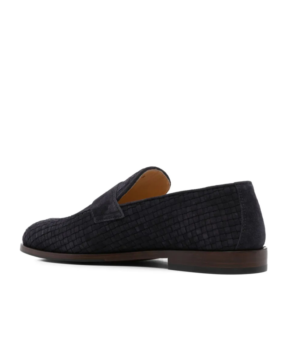 Brunello Cucinelli Round Toe Loafers In Black
