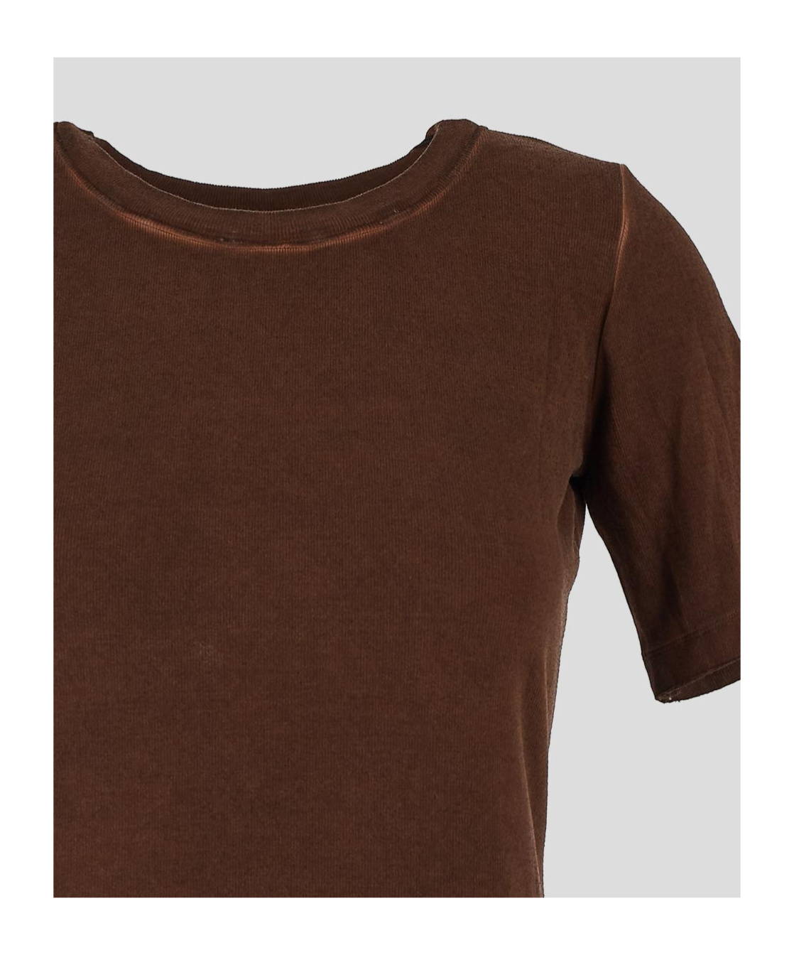Uma Wang Crew Neck T-shirt In Brown