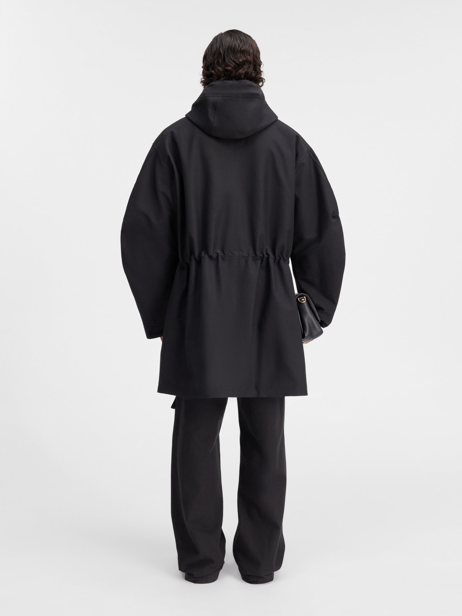 Jacquemus Black Les Classiques 'la Parka Marrone' Jacket In Black
