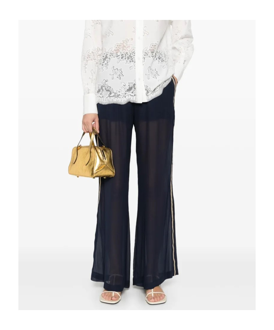 Ermanno Firenze Drawstring Casual Pants In Black