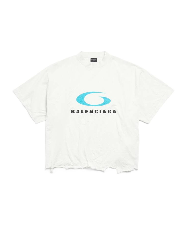 Balenciaga Loop Sports Icon Short T-shirt In White