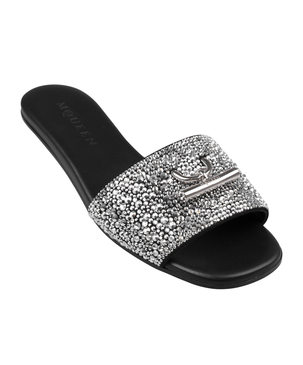 Alexander Mcqueen T-bar Sandals In Black