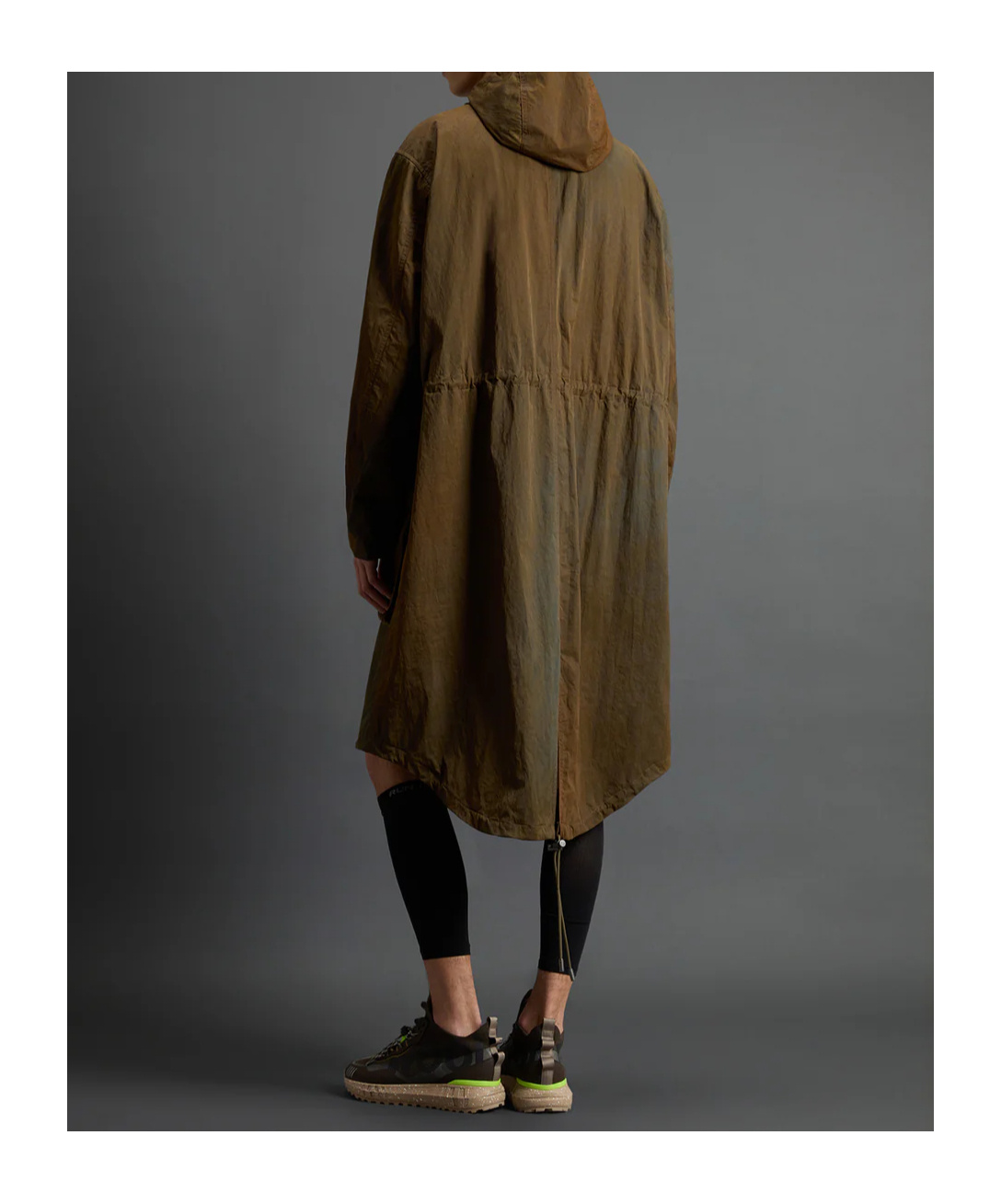 Woolrich Fishtail Parka Coat In Brown