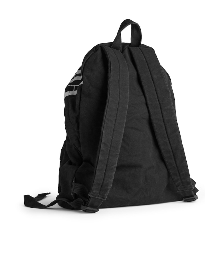 Balenciaga Men's Editor Backpack  In Black/white In Black/white