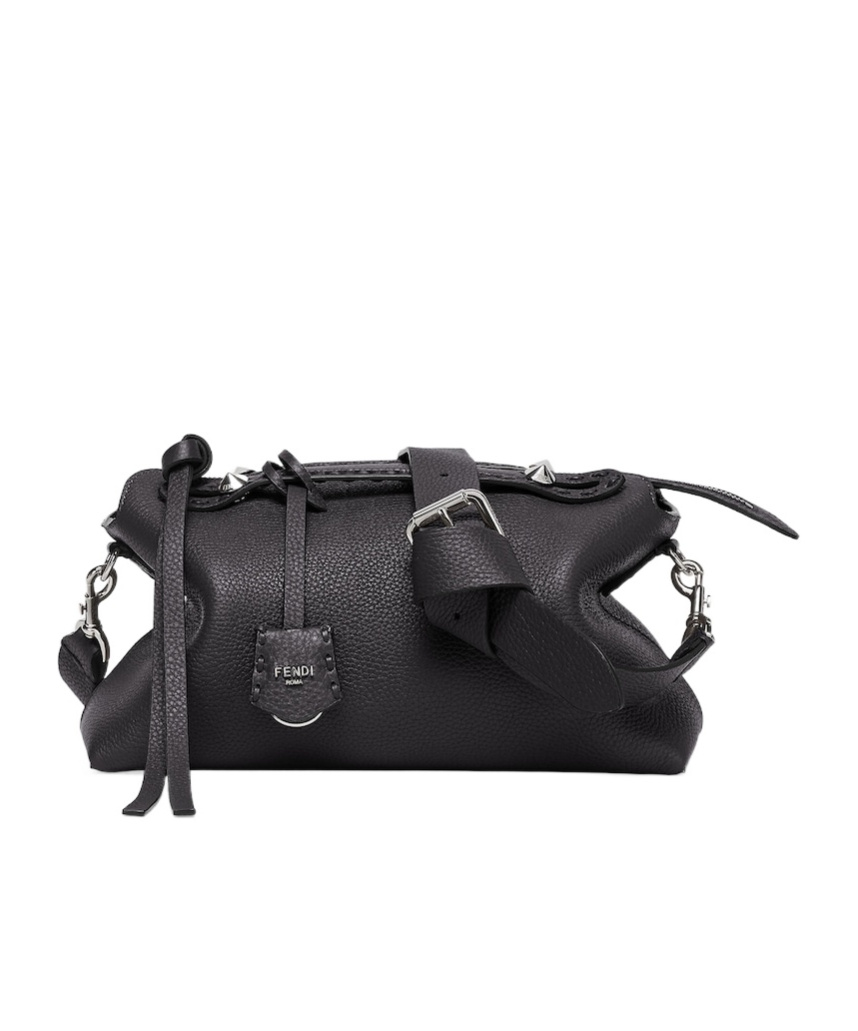 Fendi By The Way Selleria Medium Shoulder Bag In Black