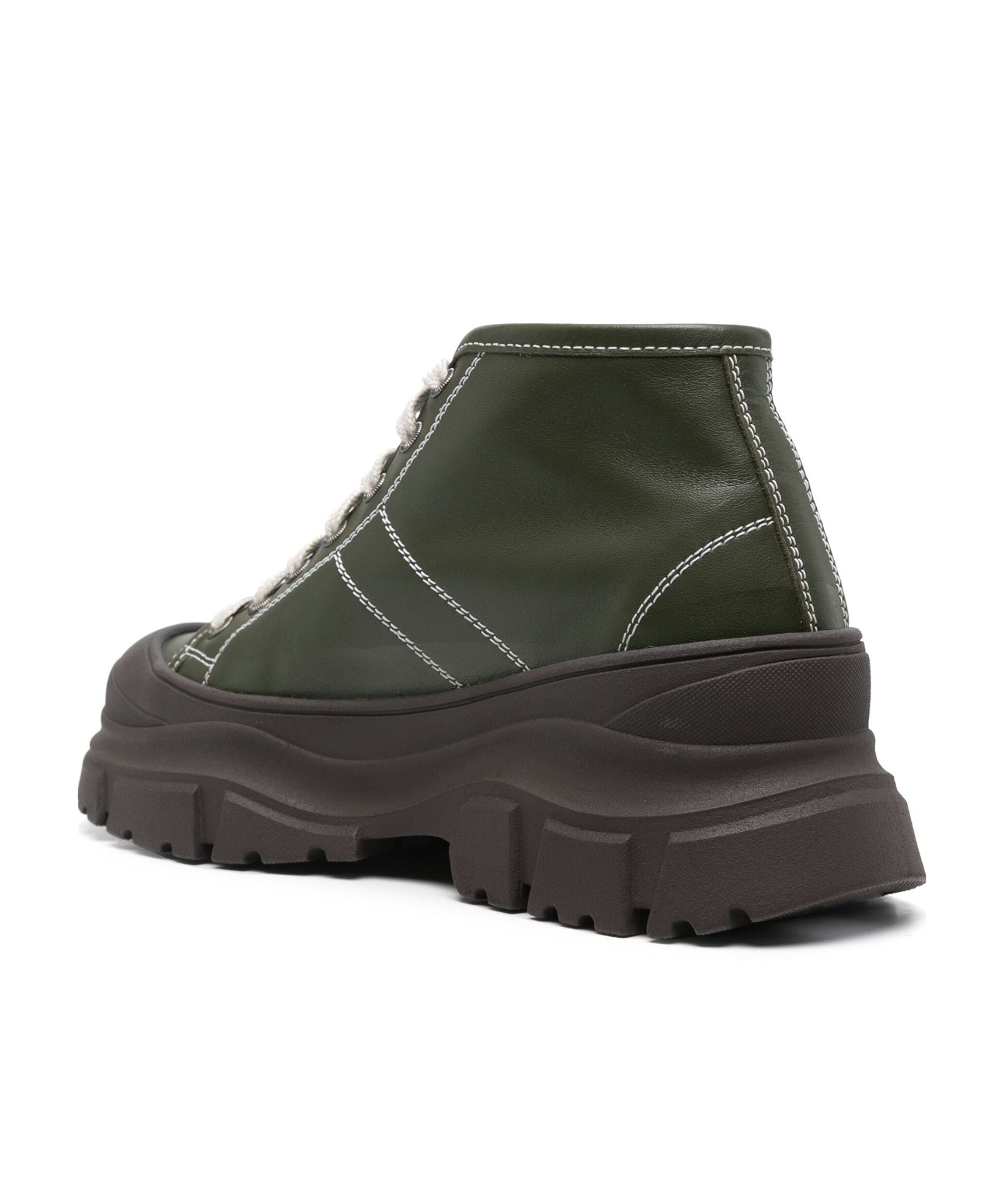 Sofie D'hoore Round-head Sneakers In Green