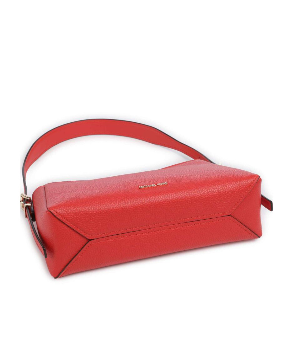Michael Michael Kors Zippered Shoulder Bag In Red