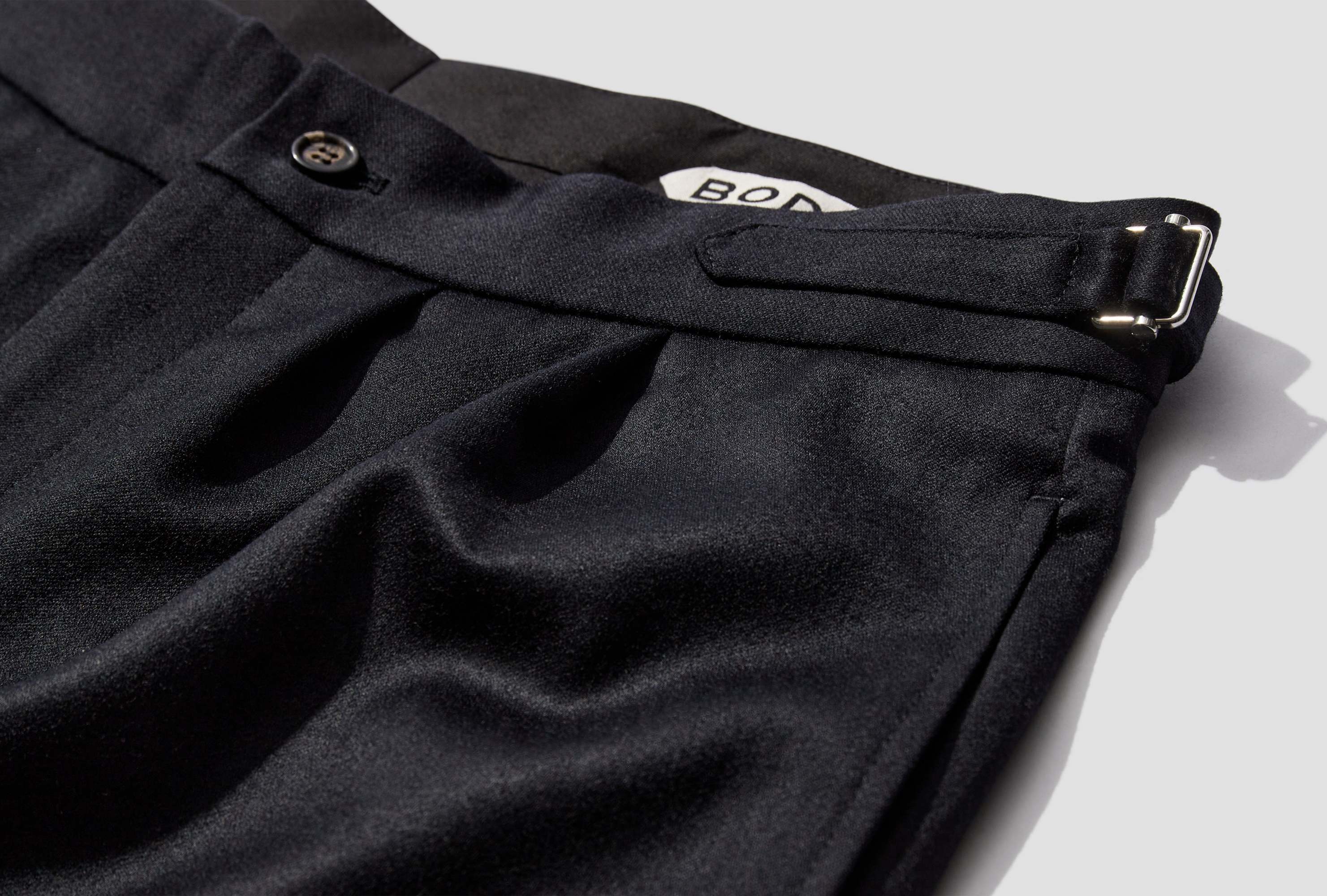 Bode Wide-leg Casual Pants In Black