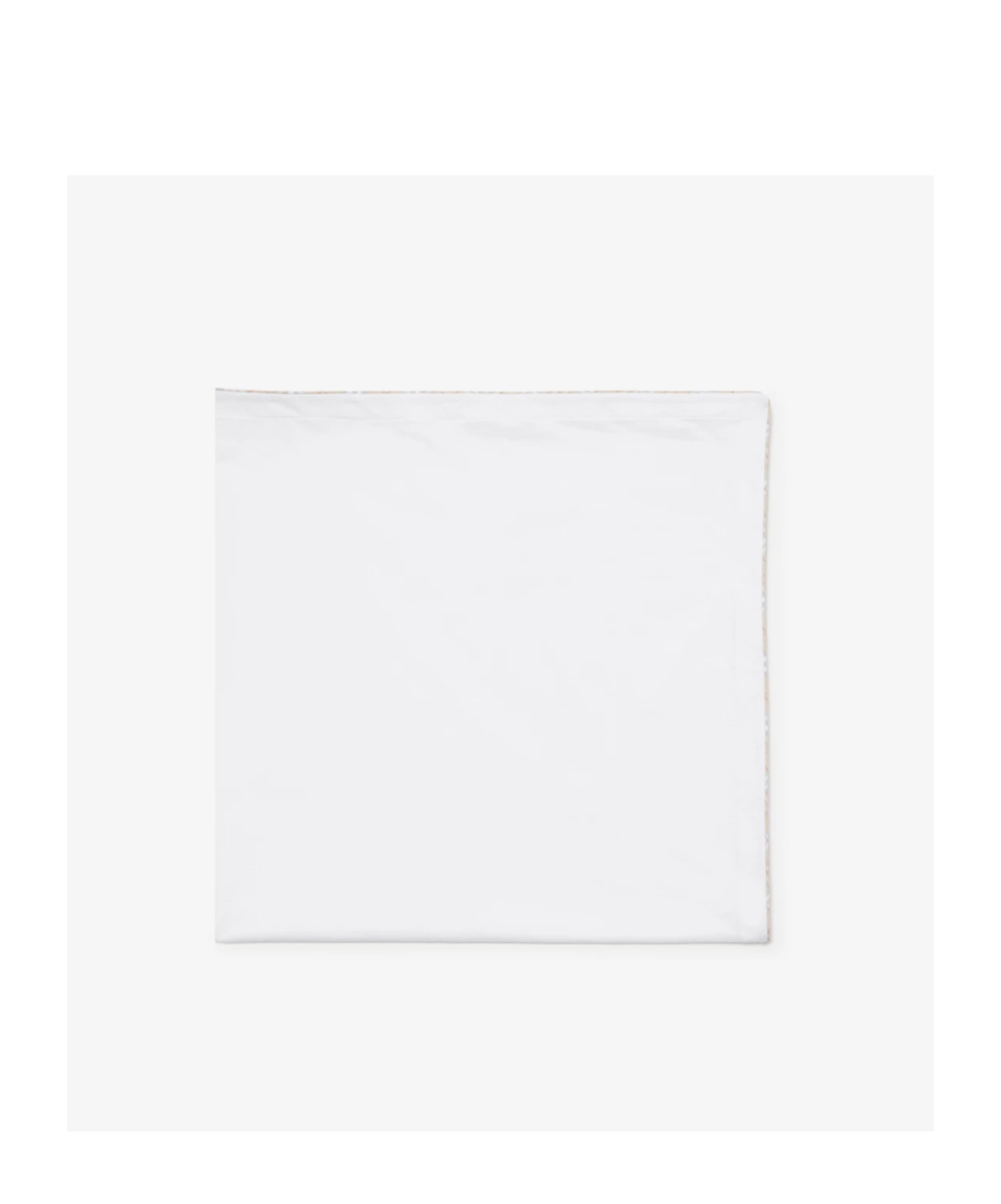 Burberry Check Pattern-trim Cotton Blanket In White