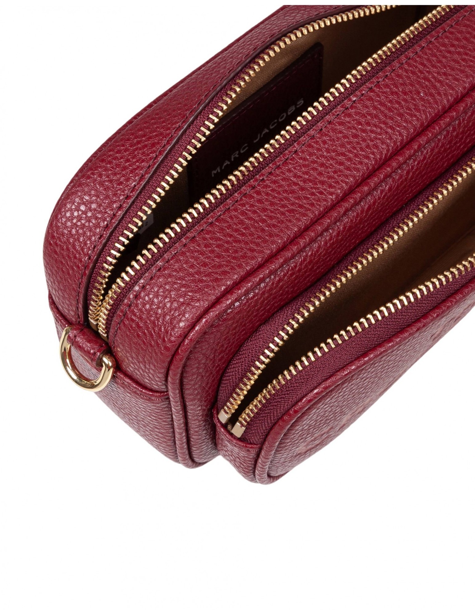 Marc Jacobs The Crossbody Tote Leather Bag Cherry Color In Red