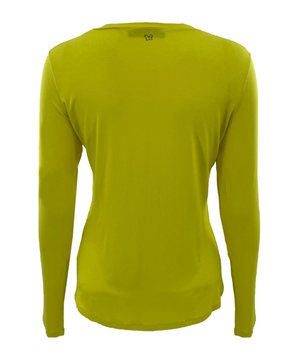 Weekend Max Mara Open-necked Black Shirt In Green