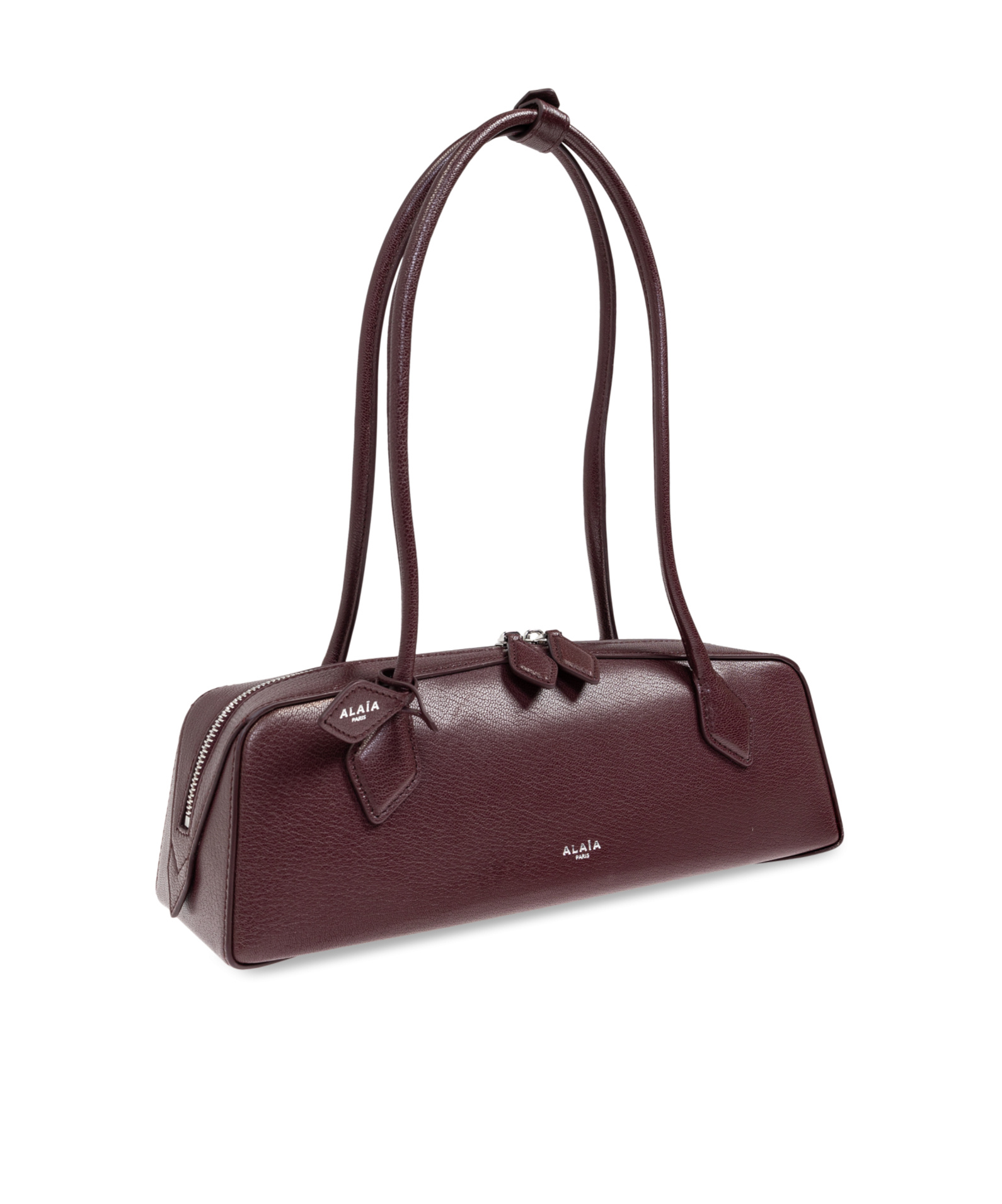 Alaïa Zippered Shoulder Bag In Red