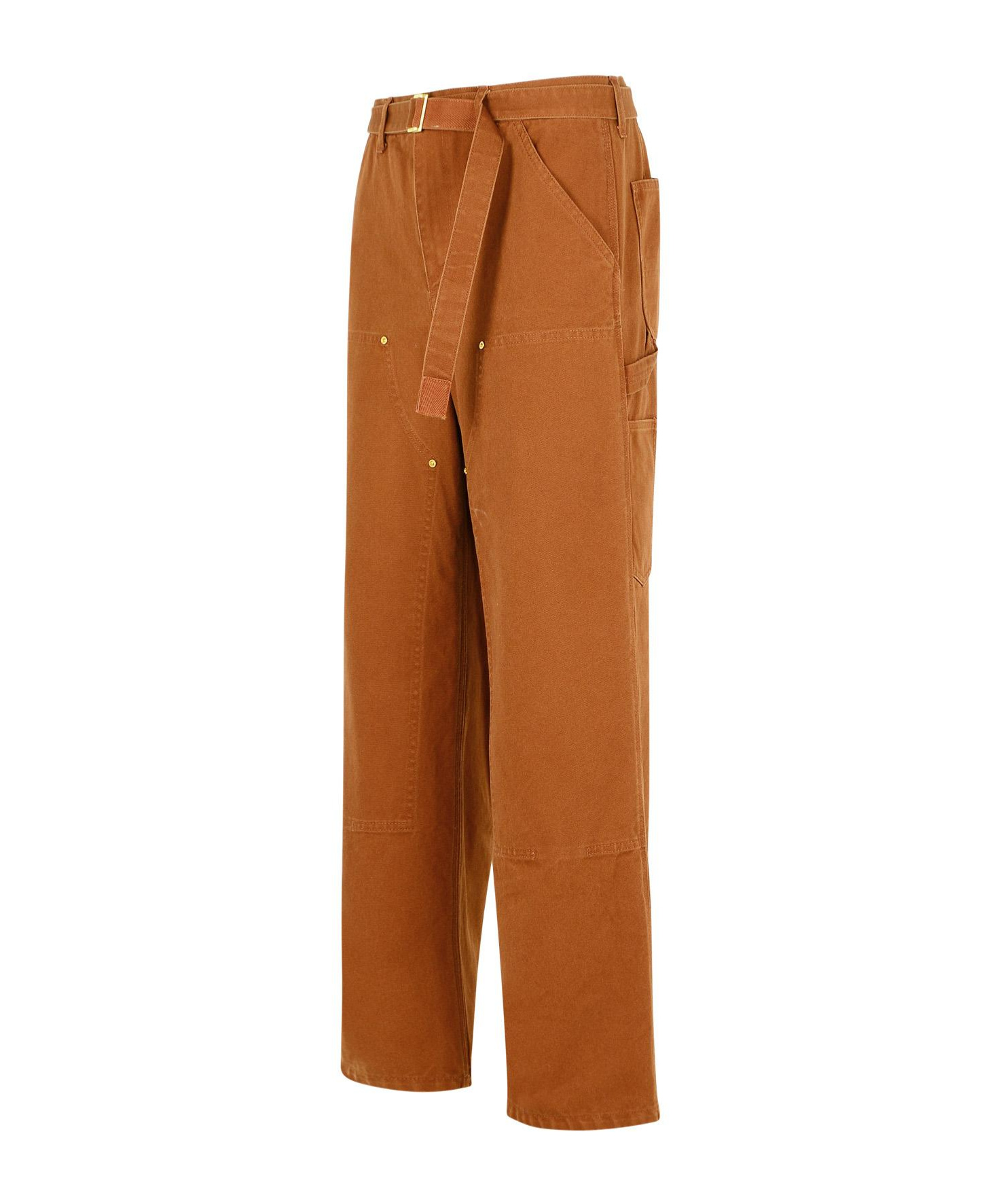 Sacai Carhartt Work Progress Wide Leg Trousers In Animal Print
