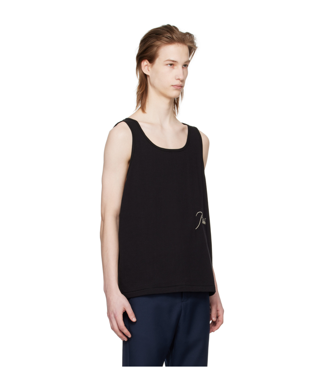 Rhude Logo Embroidered Vest In Black