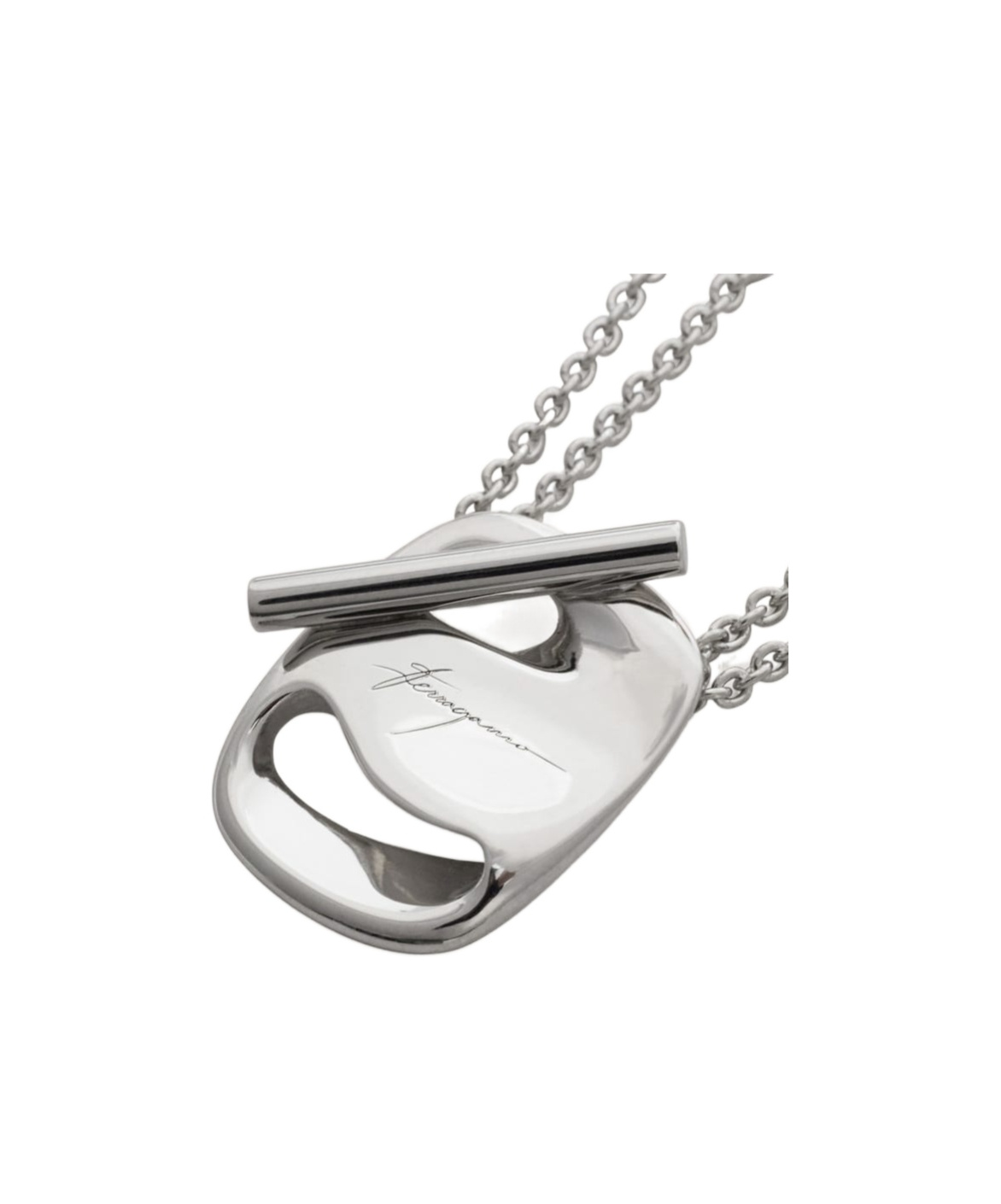 Ferragamo Small Vara Necklace In Gray