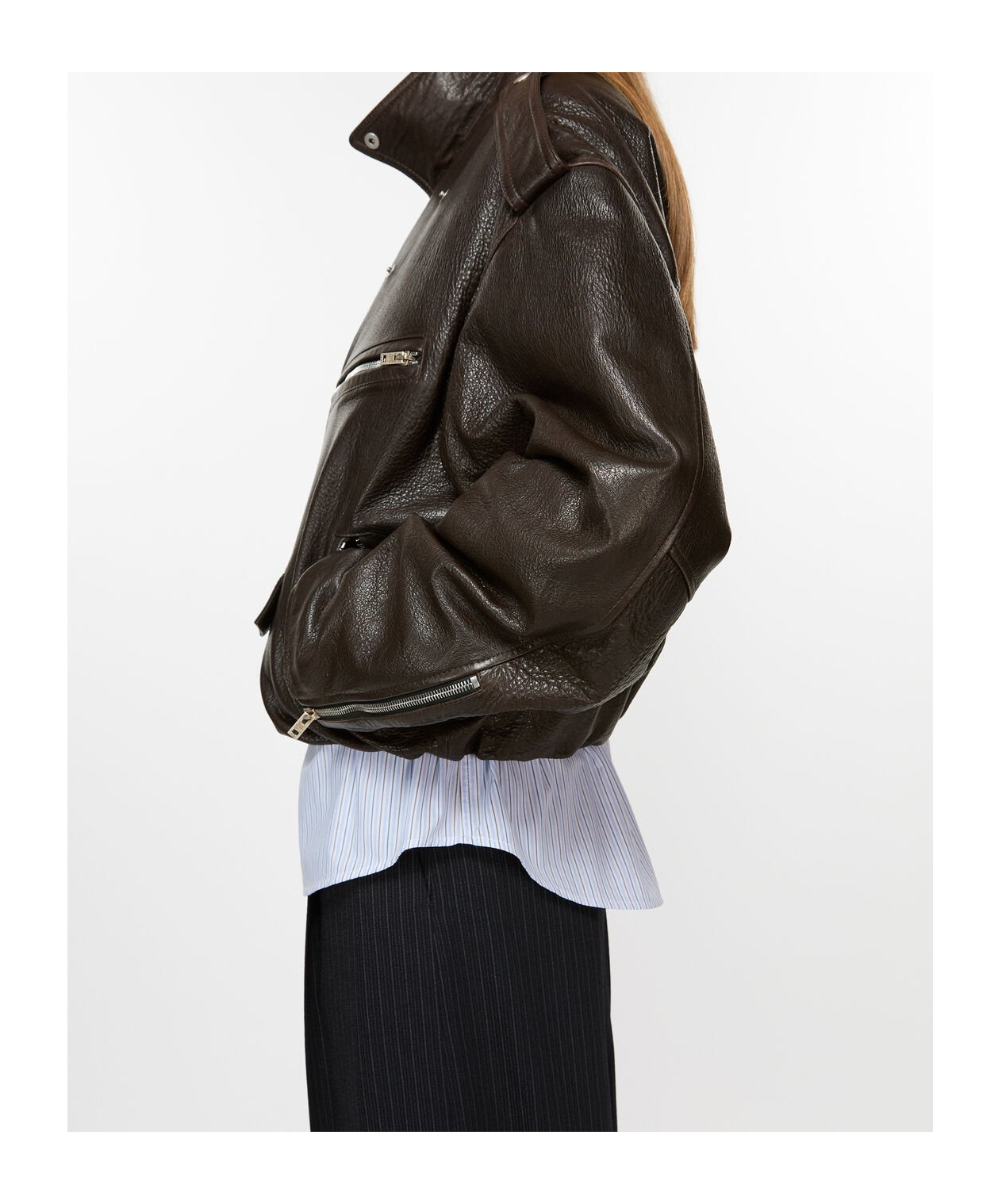 Acne Studios A70192 Adm-dark Brown In Black