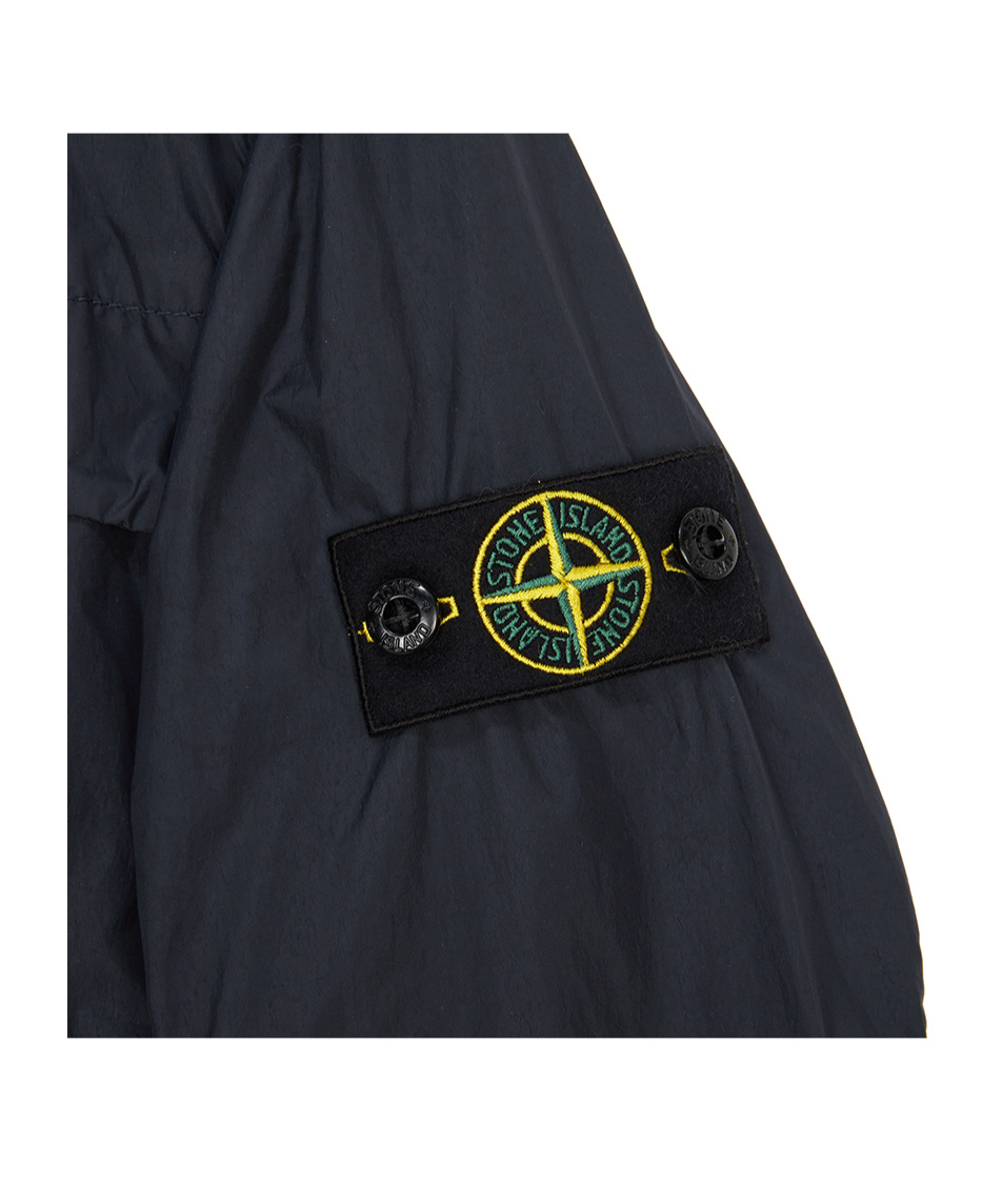 Stone Island Compass-badge Bomber Jacket In Blue