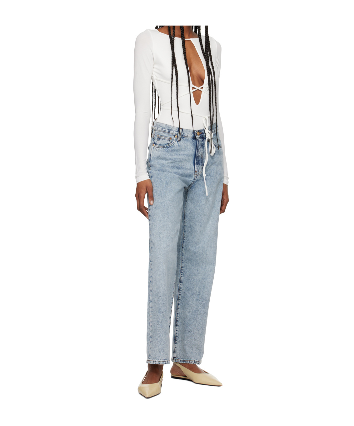 Tove Sofie Straight-leg Boyfriend Jeans In Blue