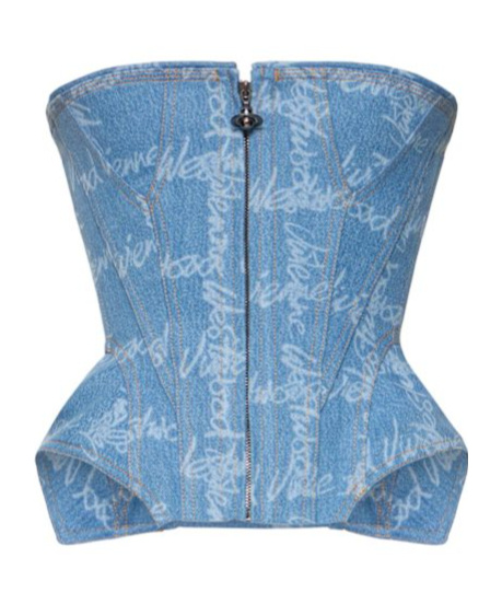 Vivienne Westwood Cobrax Denim Corset