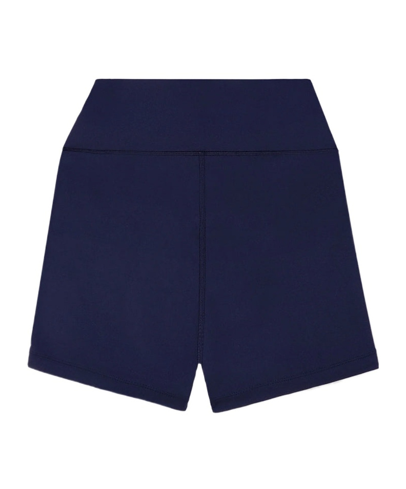 Sporty And Rich Elastic Waist-edge Shorts In Black