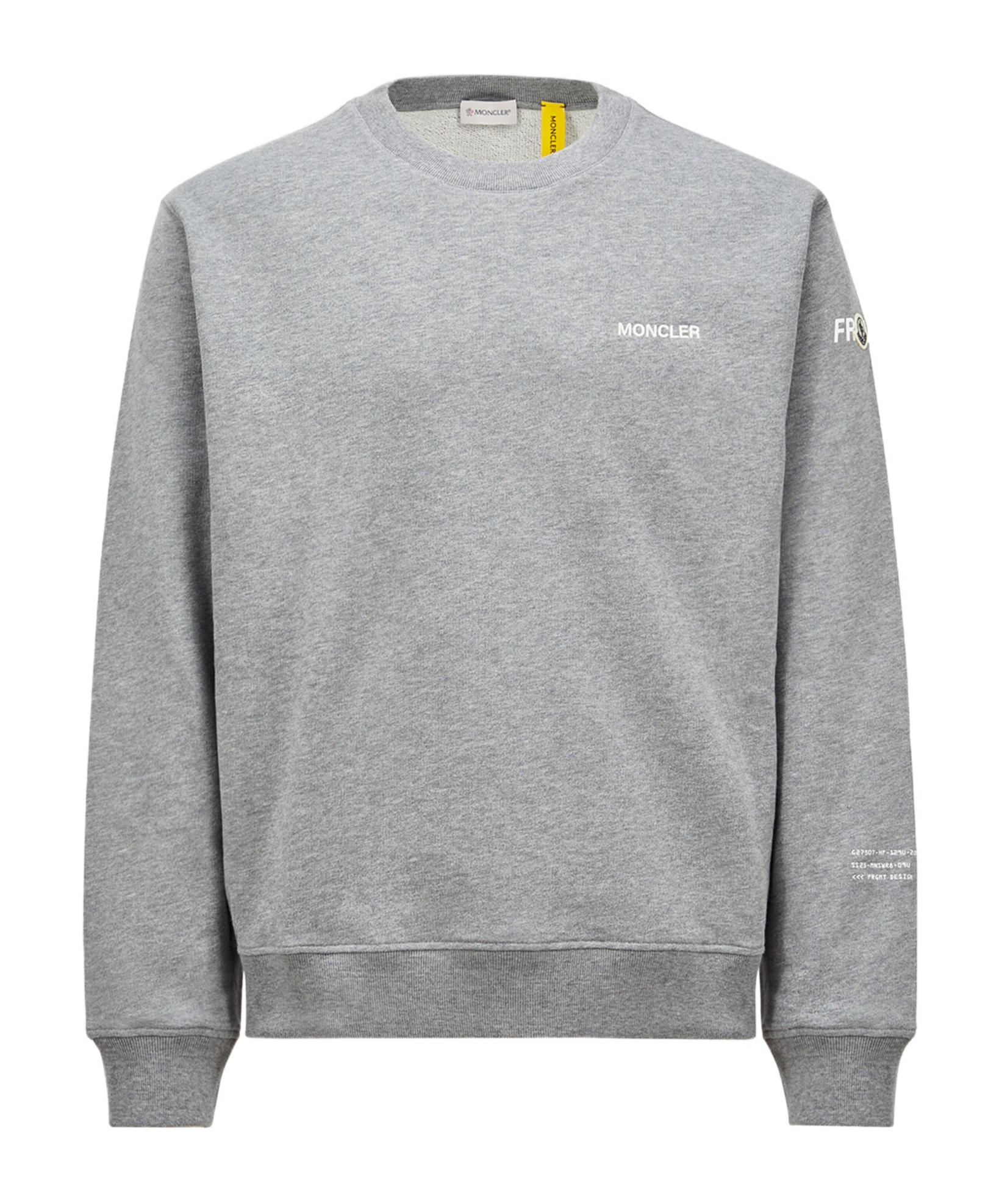 Moncler X Frgmt Long-sleeved Hoodie In Gray