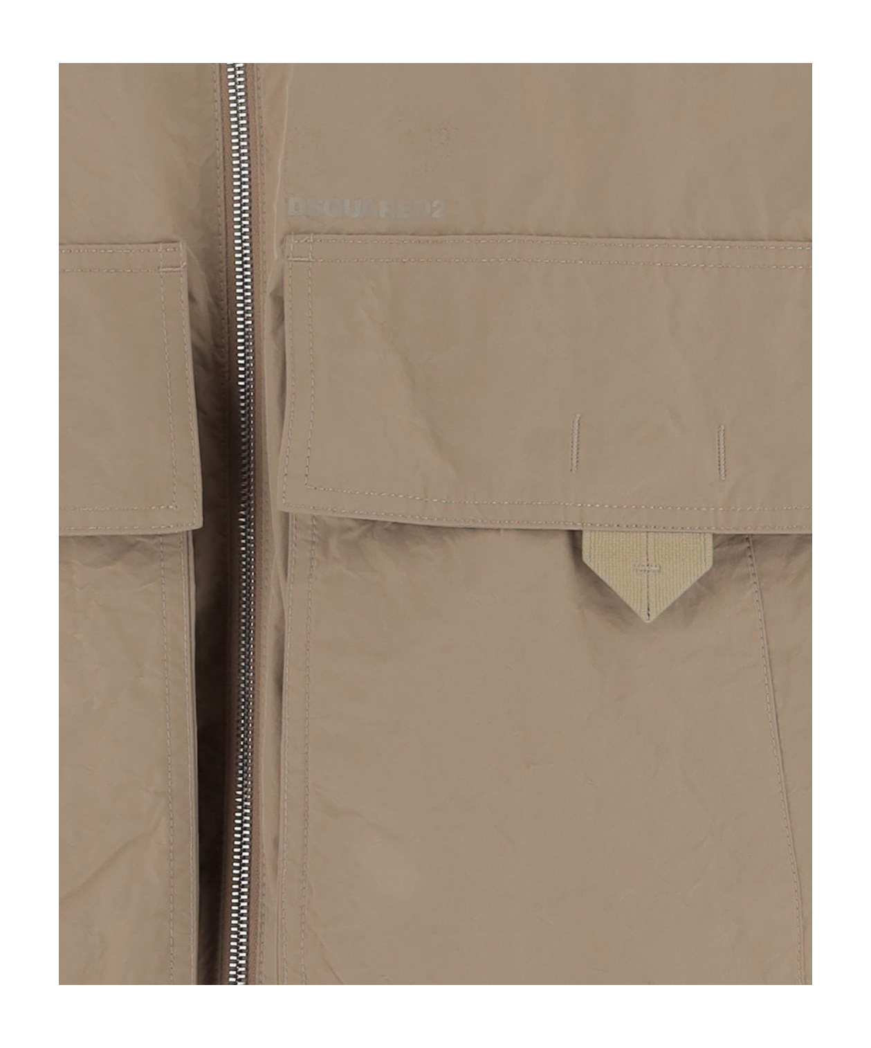 Dsquared2 Long-sleeved Casual Jacket In Nude