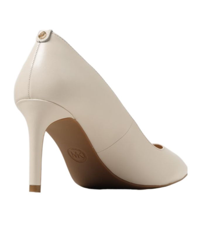 Michael Kors Alina Flex 76mm Leather Pumps In Nude