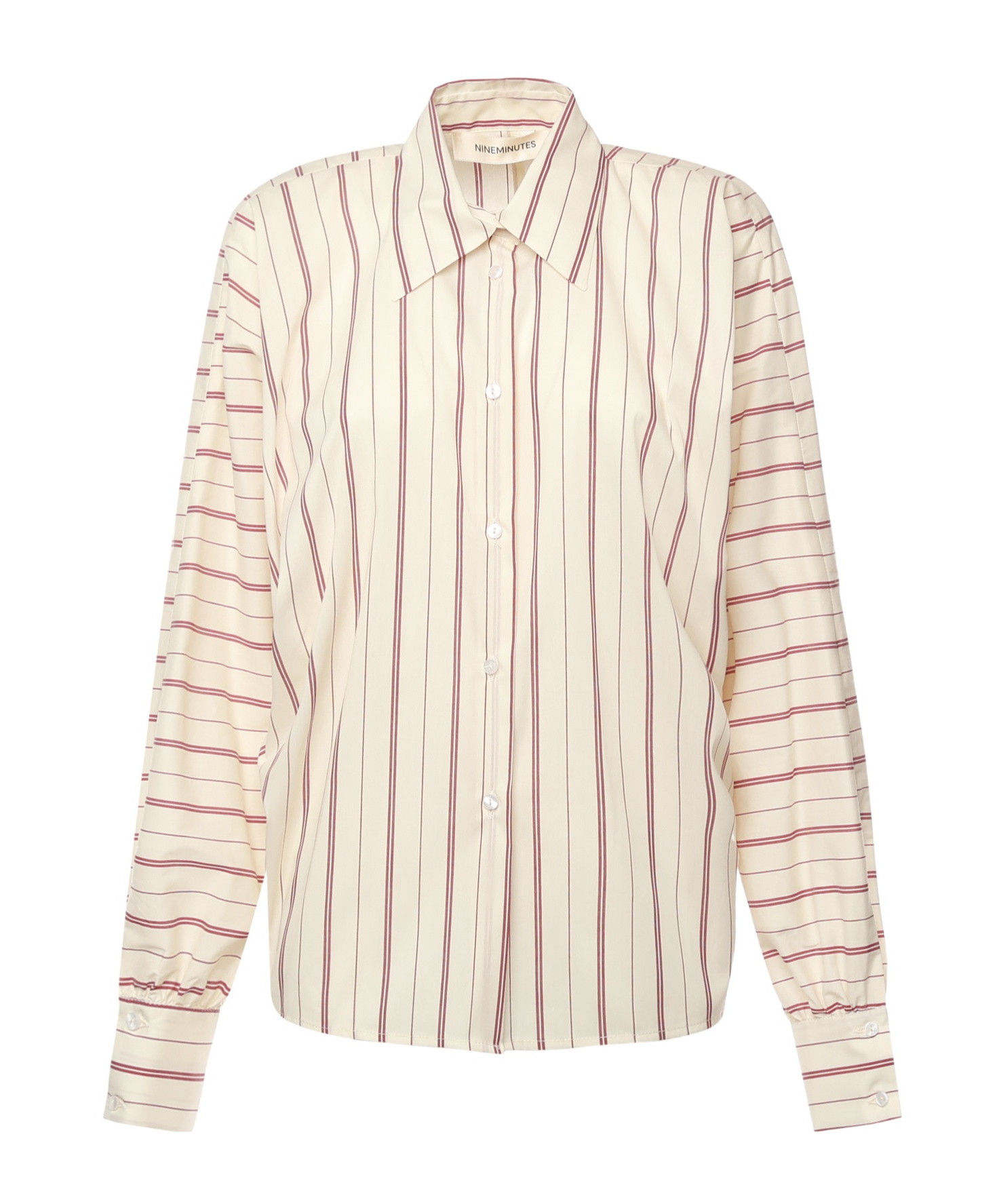Nine Minutes Long Sleeve Shirt In White