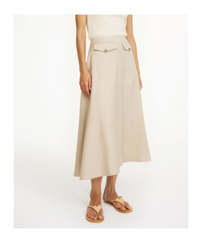 By Malene Birger Pocketed Skirt