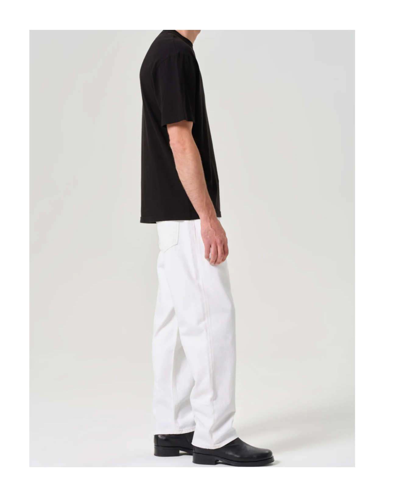 Agolde White Jeans In Regenerated Denim In White