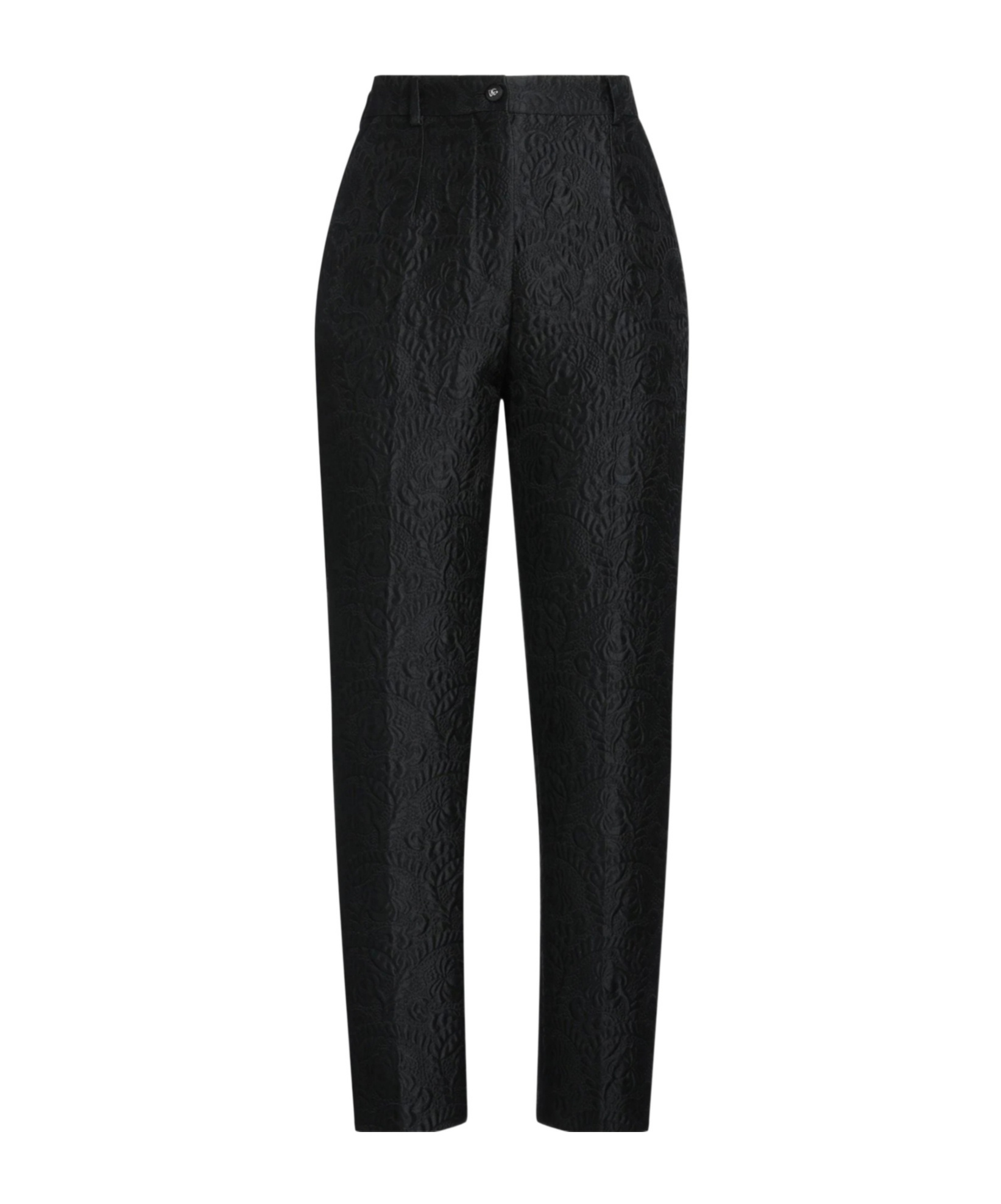 Dolce & Gabbana Simple Tapered Pants In Black