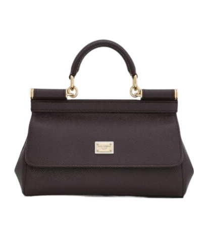 Dolce & Gabbana Flip Shoulder Bag In Black