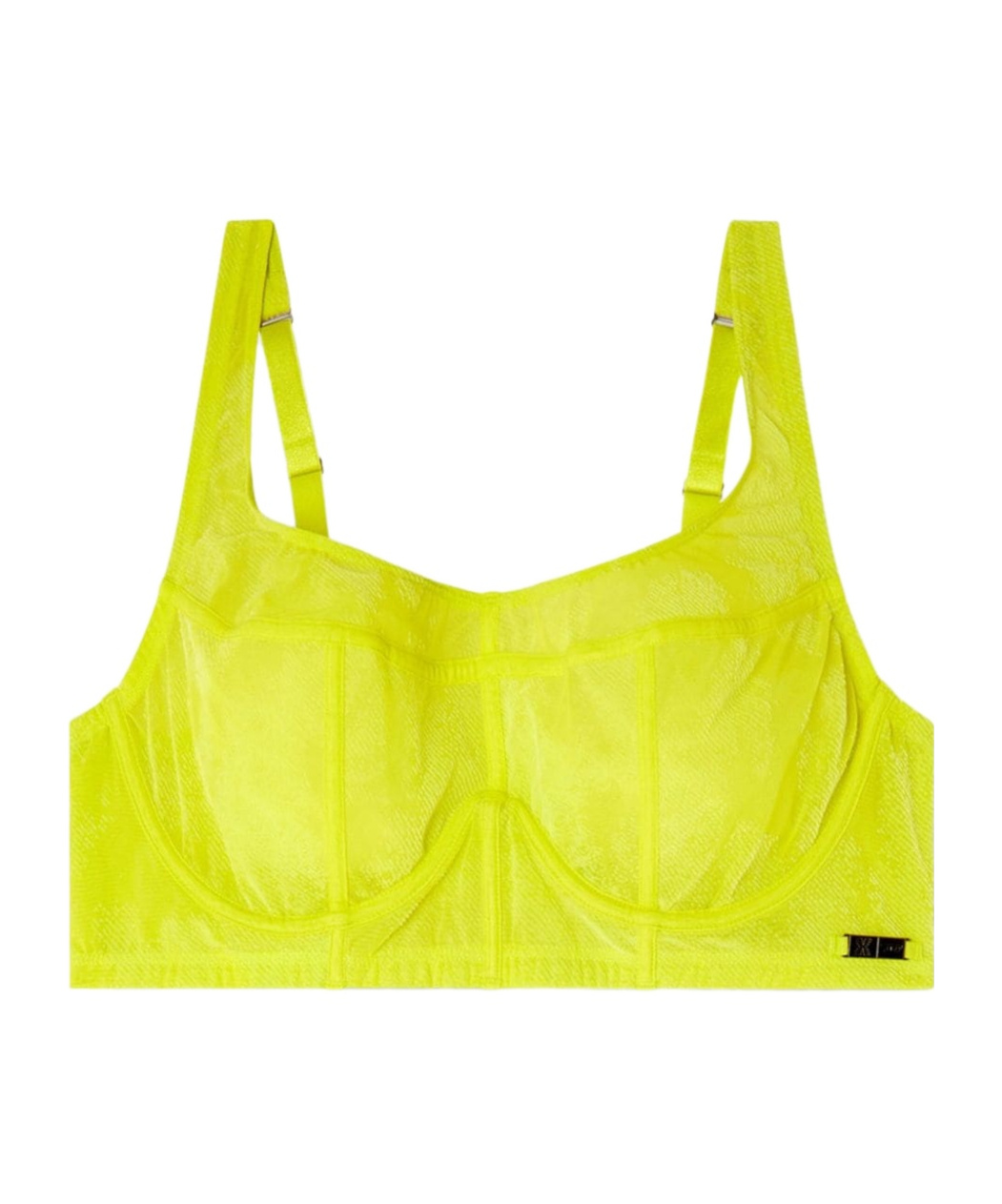 DIESEL X SAVAGE X FENTY FLOCKED BRA