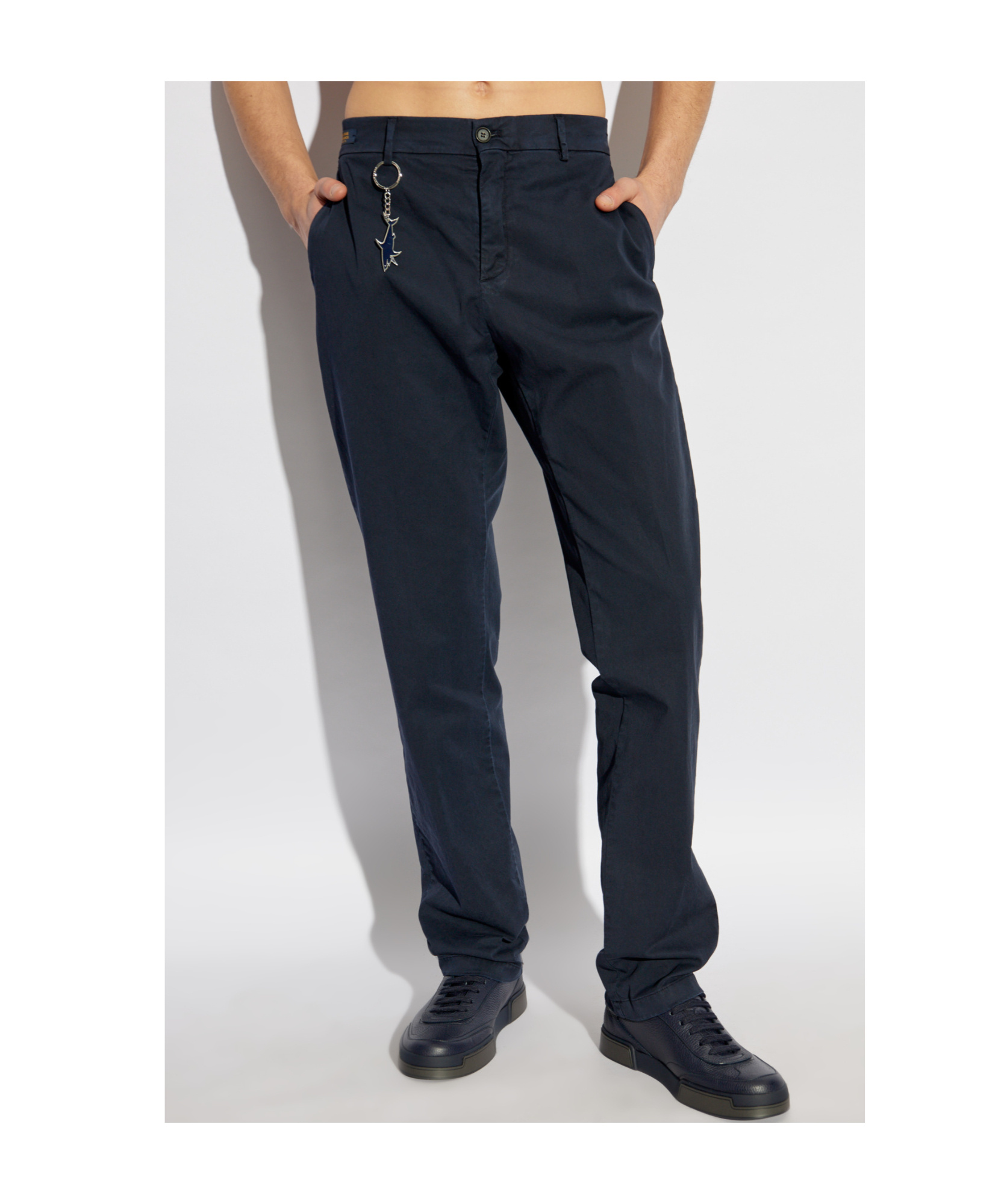 Paul & Shark Belt Loop Track Pants In Black