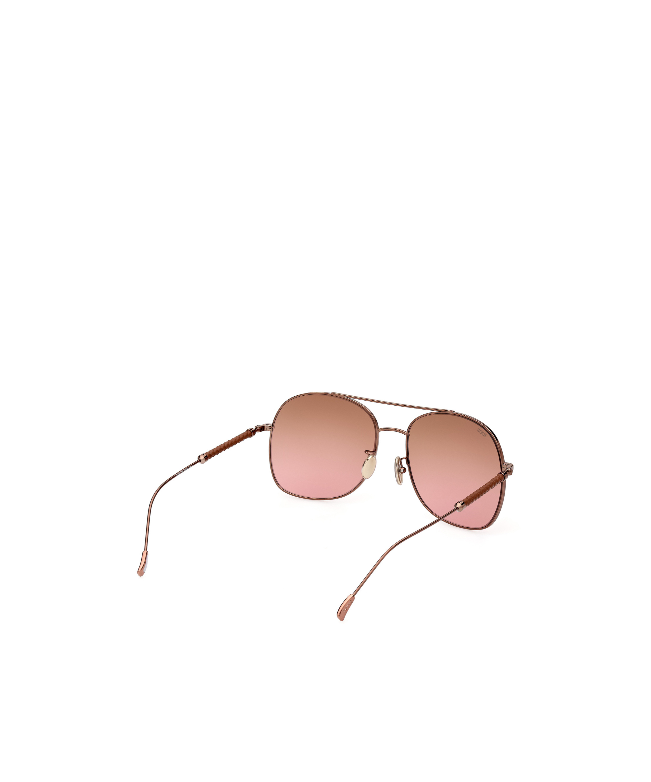 Shop Tod's Aviator Sunglasses In Pink