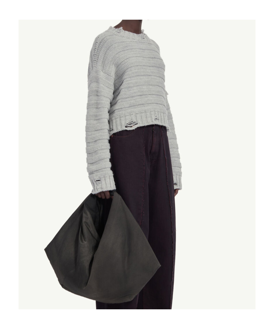 Mm6 Maison Margiela Wool Jumper In Gray