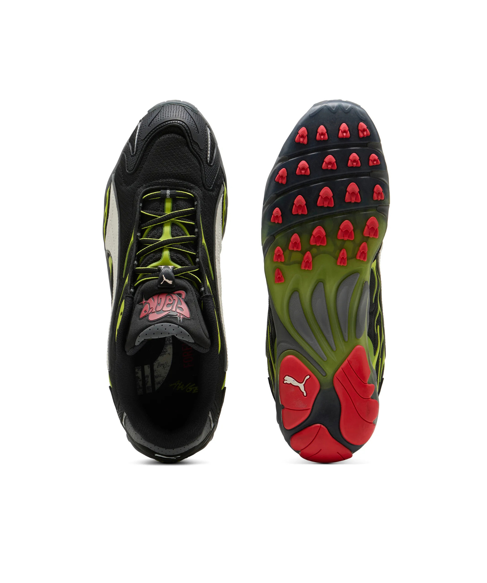 Shop Puma X Asap Rocky Inhale Mesh Sneakers In Black