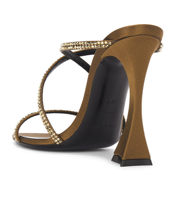 Saint Laurent Gippy Sandal In Brown