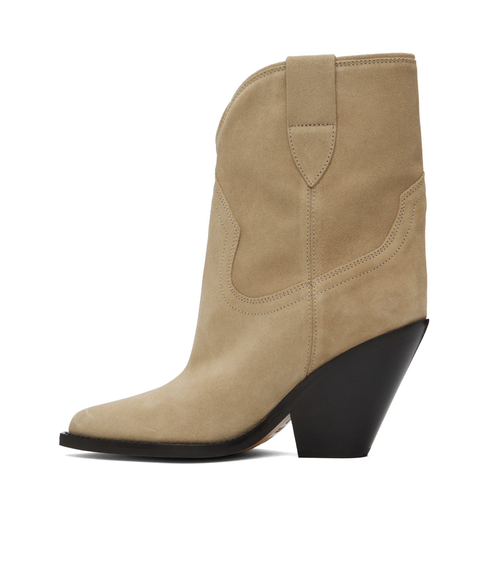 Isabel Marant Beige Leyane Boots In Brown