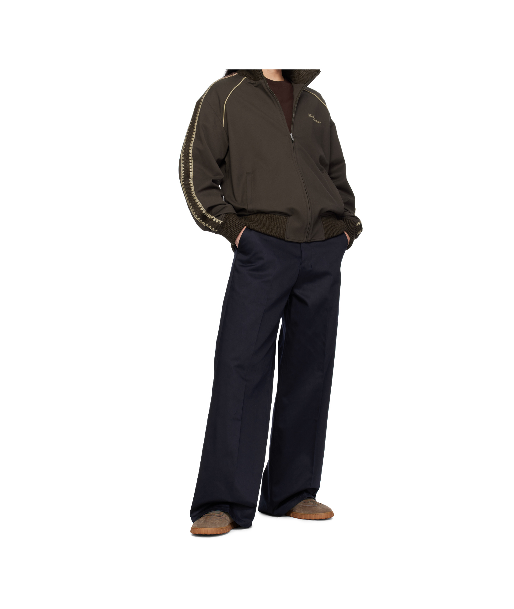 Axel Arigato Carter Ponte-jersey Track Jacket In Black