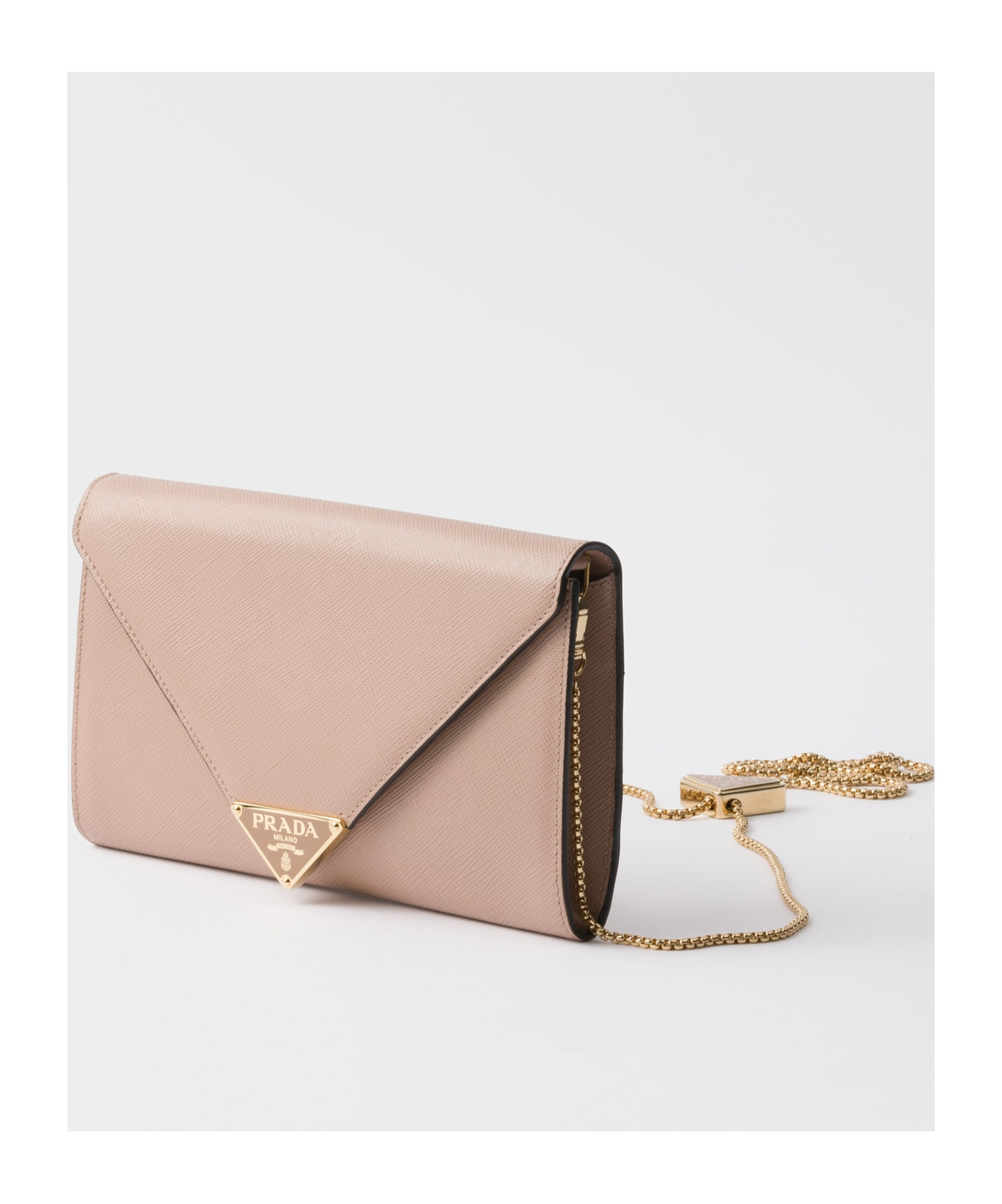 Prada Mini Saffiano Leather Bag In Pattern