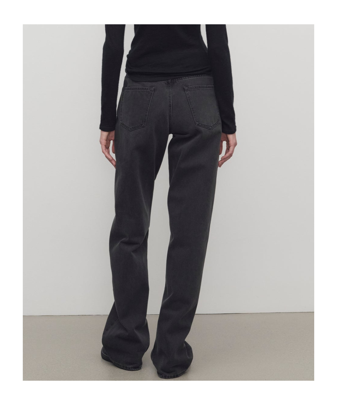 The Row Clair Jean In Cotton In Black