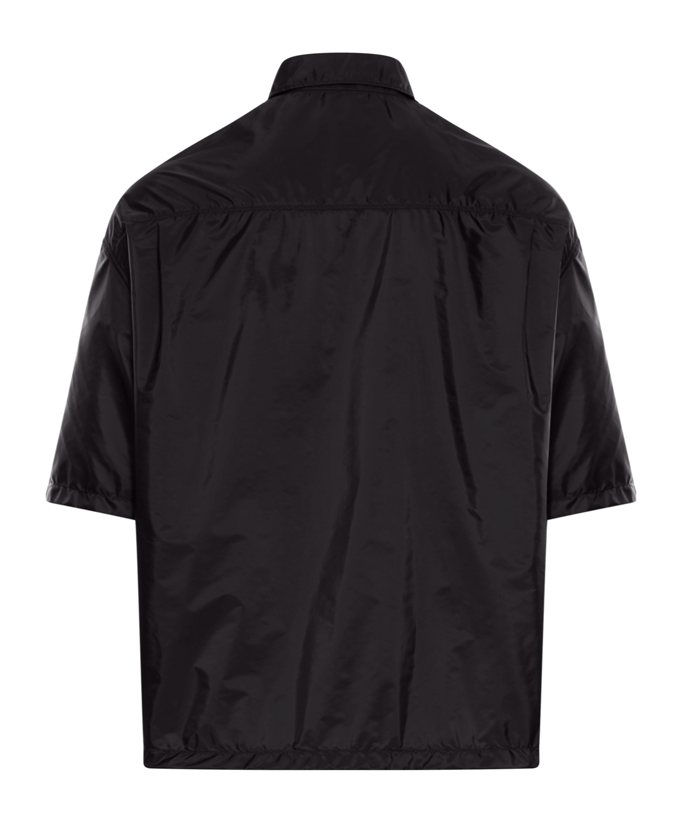 PRADA SHORT-SLEEVE LIGHT RE-NYLON SHIRT