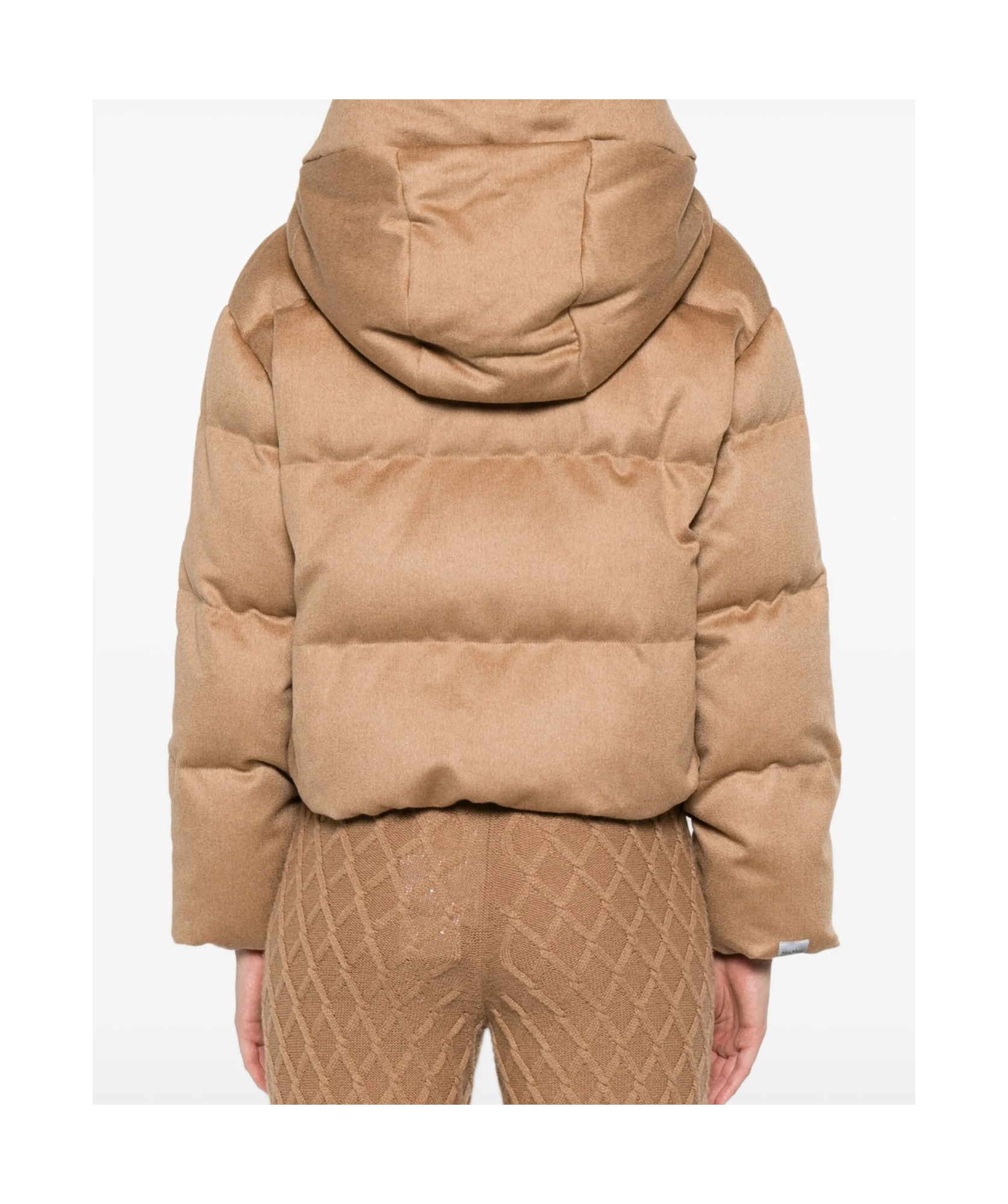 Max Mara Long-sleeved Cotton Jacket In Brown