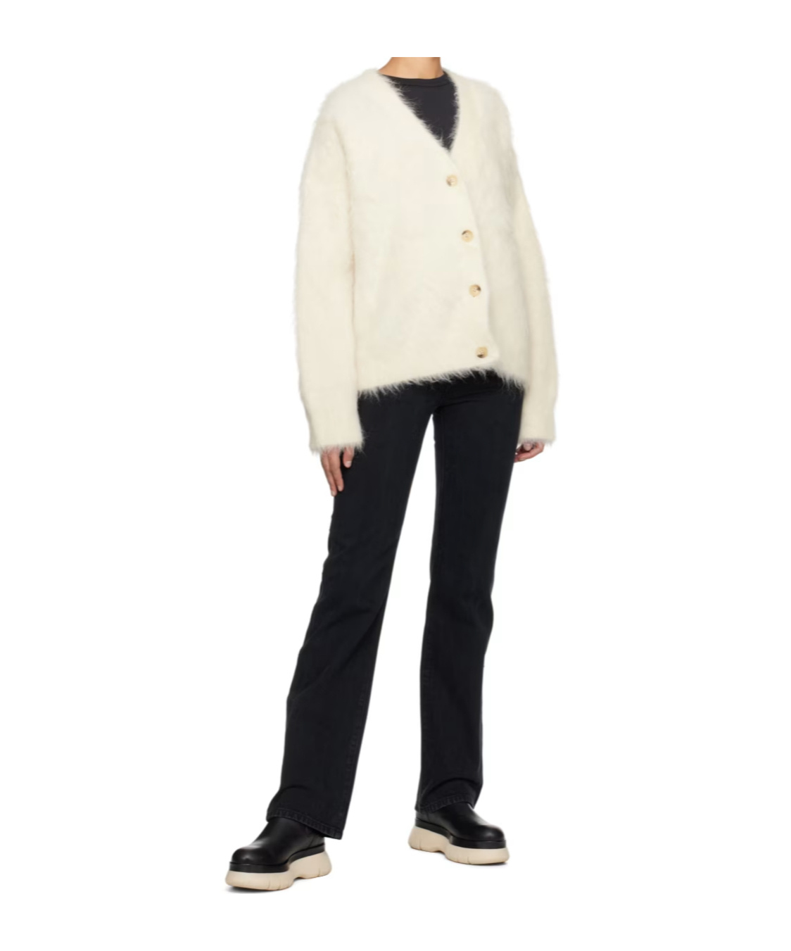 Khaite Danielle Straight-leg Jeans In Black