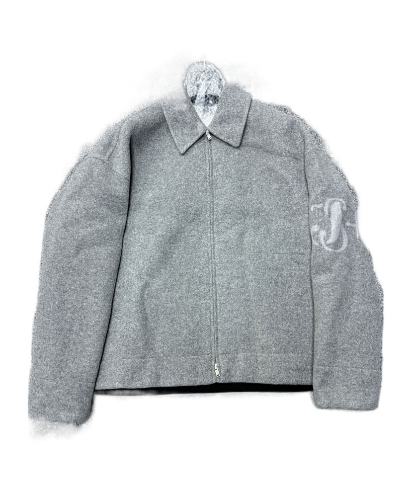 Jil Sander Long-sleeved Casual Jacket In Gray