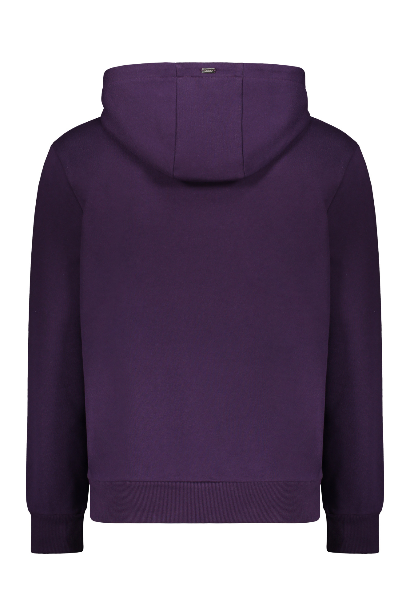 Herno Star-embroidered Hoodie In Purple