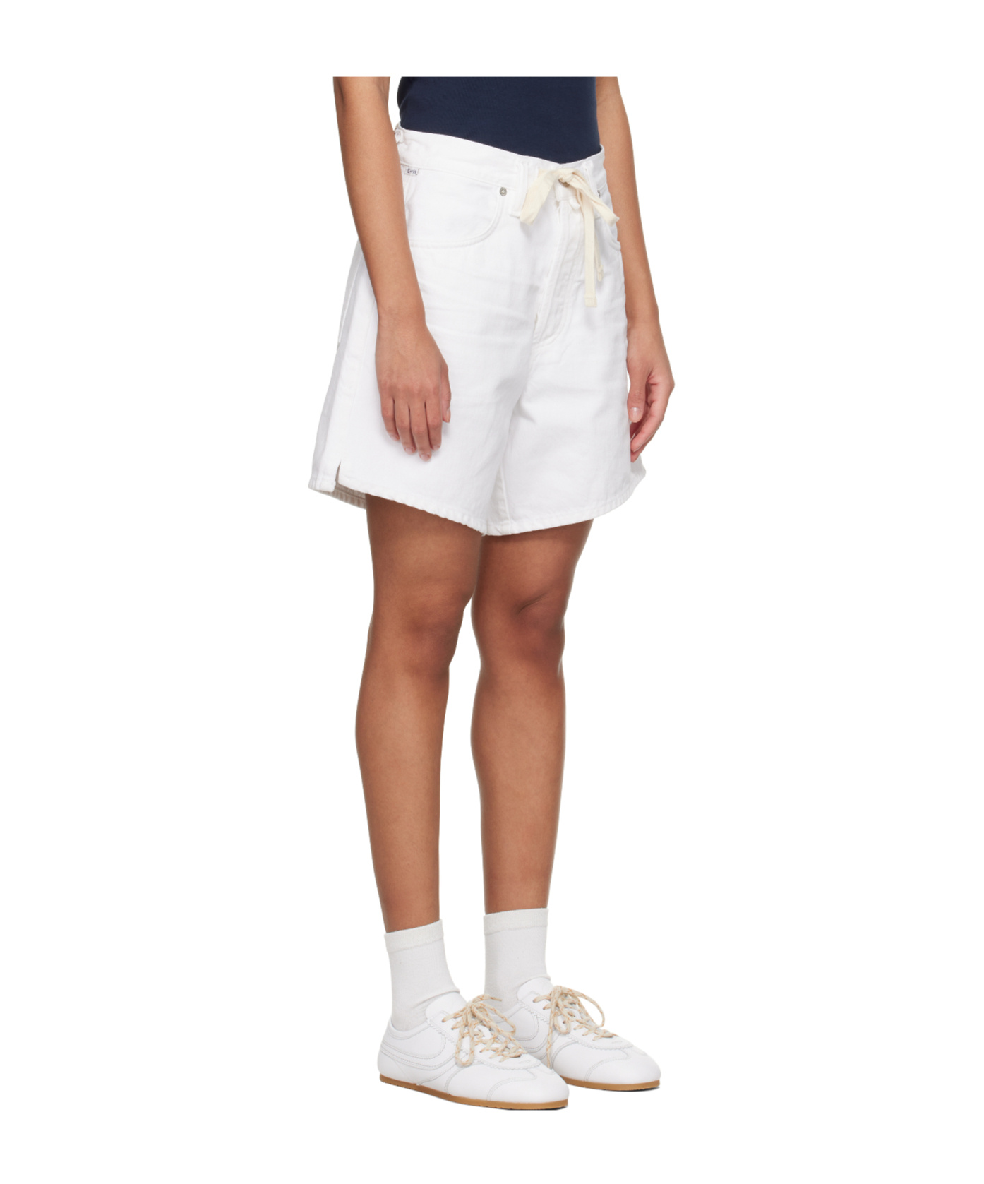 Citizen Of Humanity Brynn Drawstring Short In Fresco In White